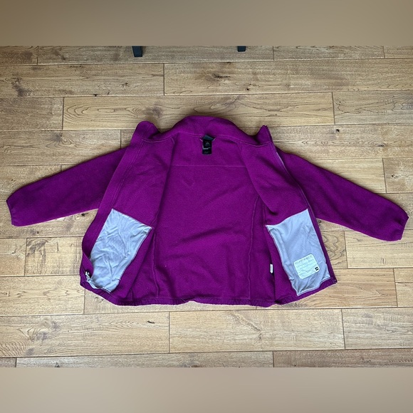 The North Face Girls Denali Jacket Purple size Large 14/16 - Picture 5 of 14
